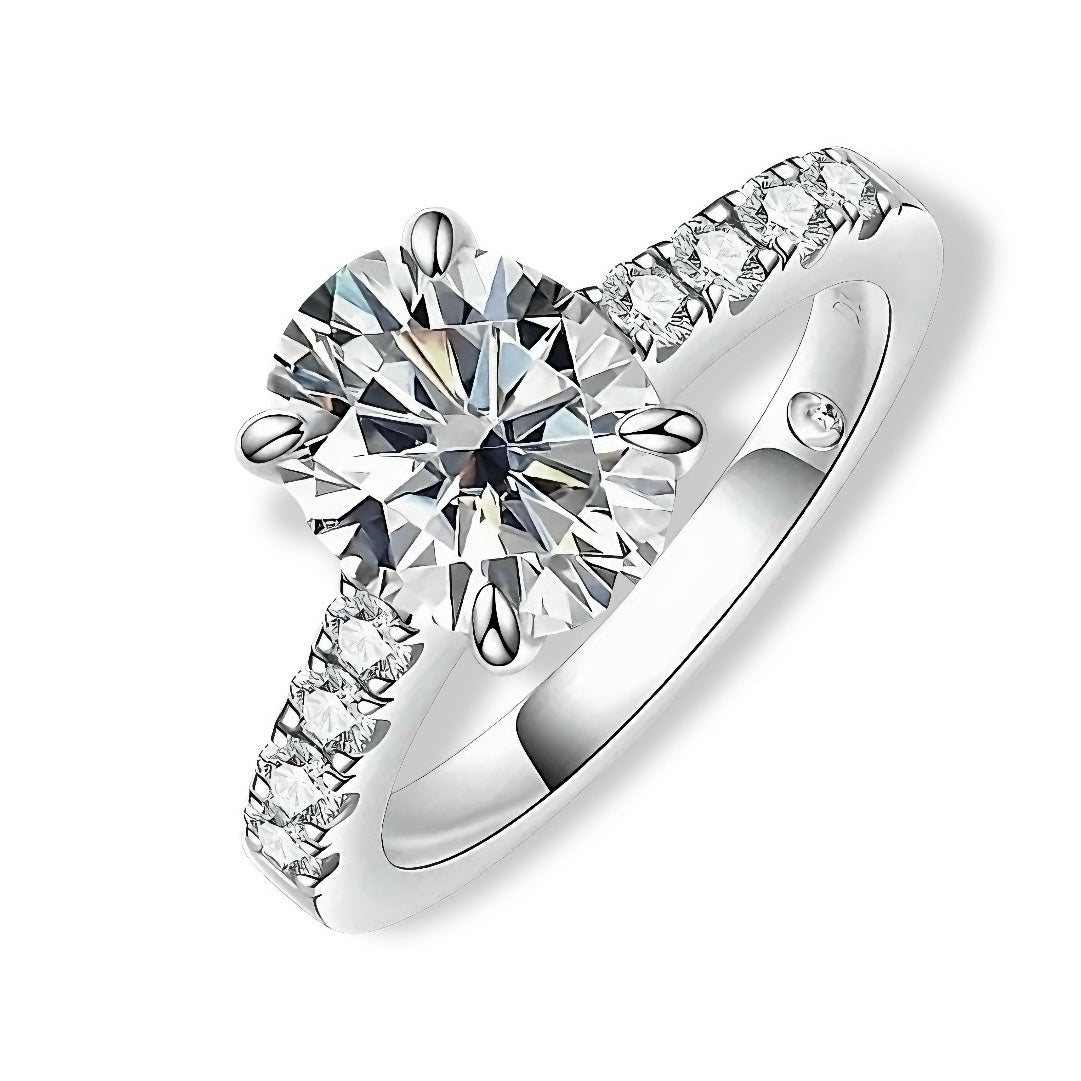 2.5 CT Emerald Cut Enchanted Ring MG Essence