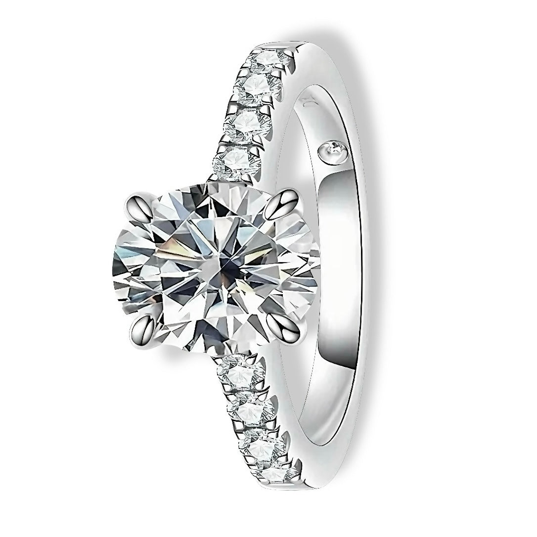 2.5 CT Emerald Cut Enchanted Ring MG Essence