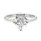 Heart Cut Solitaire Ring