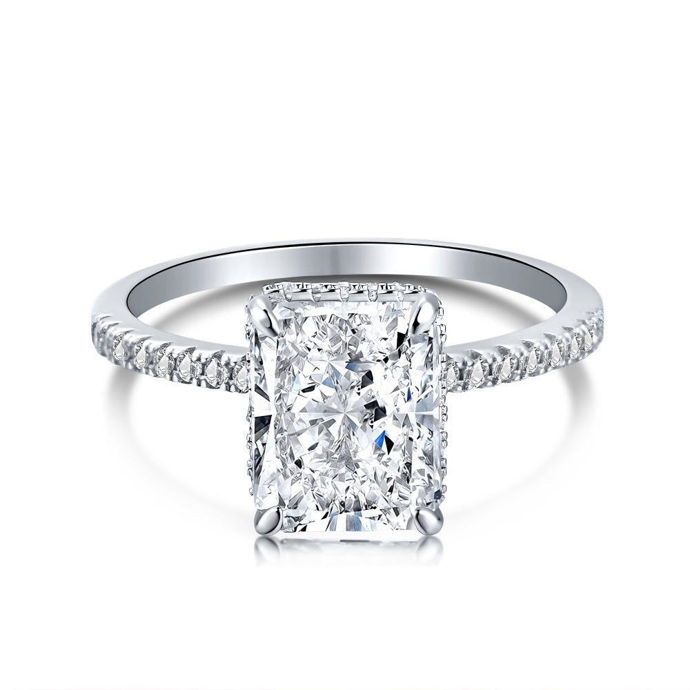 4.0 CT Radiant Cut Yara Ring