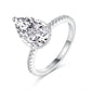 3.0 CT Pear Cut Rayn Ring