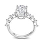 3.5 CT Oval Classical Cut Ring