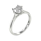 Heart Cut Solitaire Ring