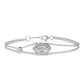 Silver Pear Timeless Twine Bracelet MG ESSENCE