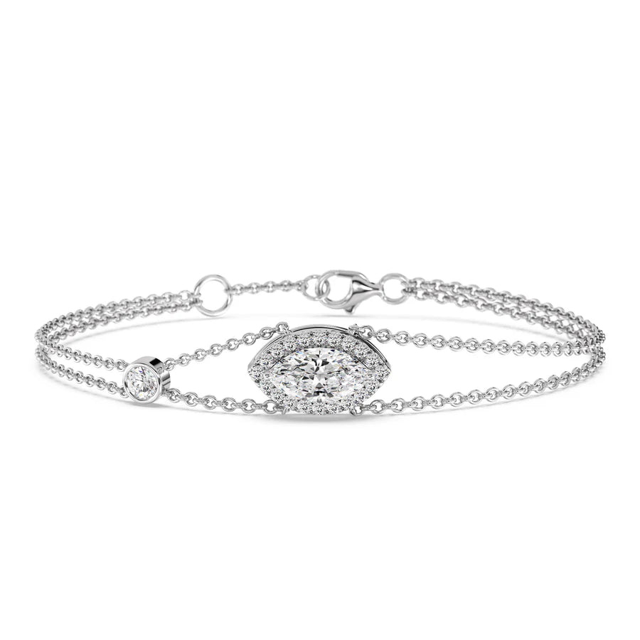 Silver Pear Timeless Twine Bracelet MG ESSENCE