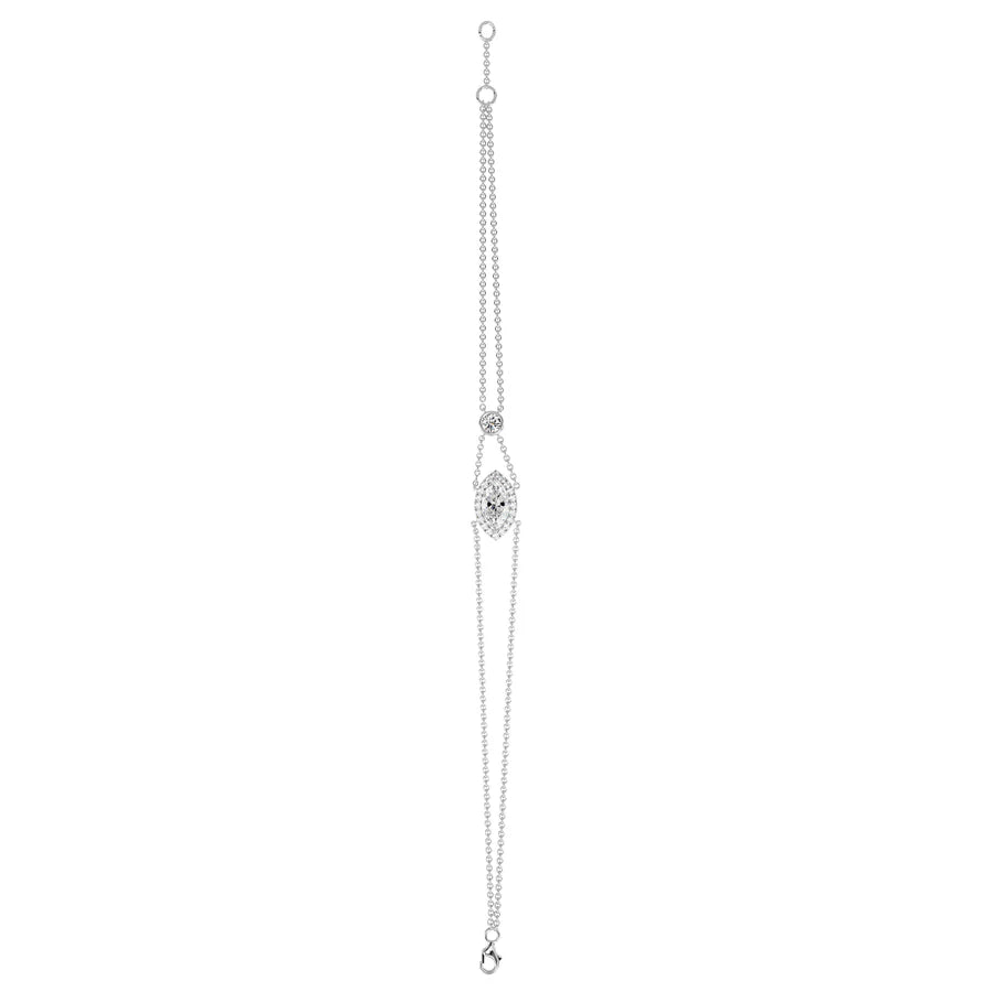 Silver Pear Timeless Twine Bracelet MG ESSENCE