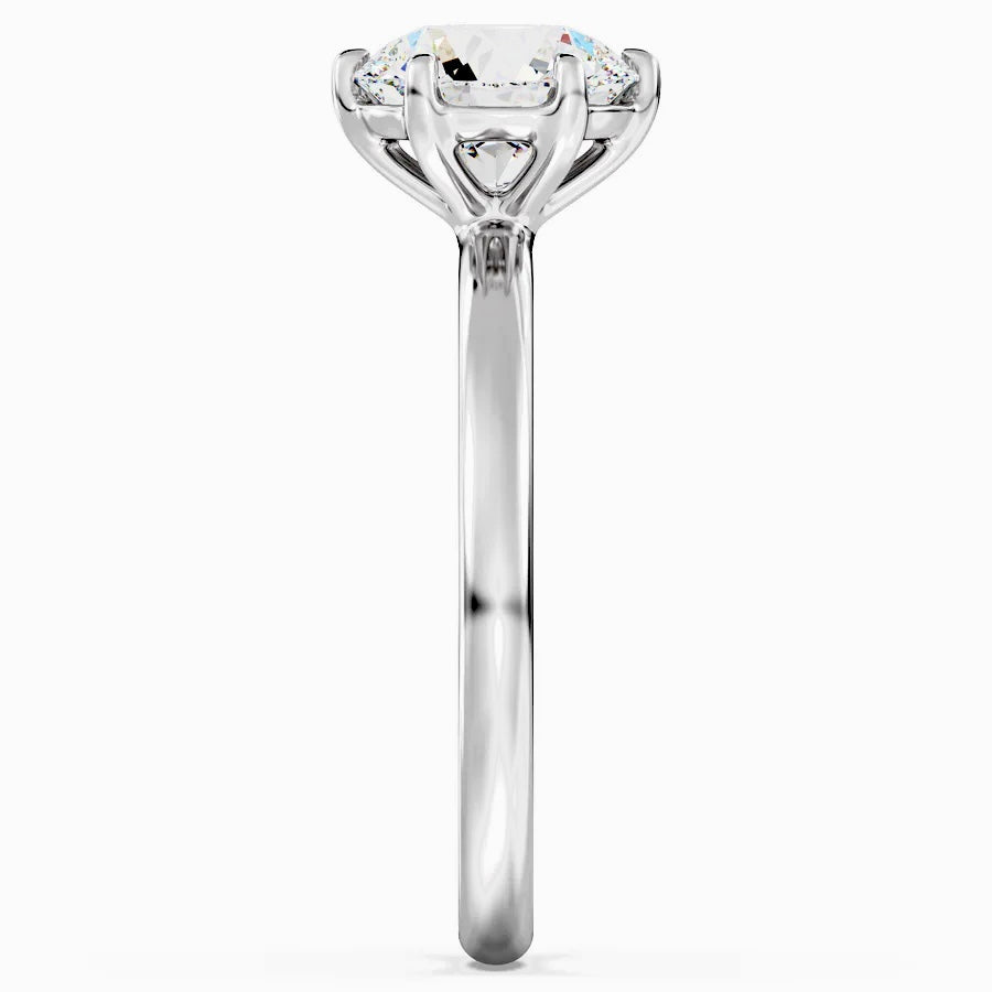 3.5 CT Solitaire Cut Gleam of Infinity Ring MG Essence