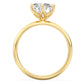 3.0 CT Solitaire Gold Diamond RIng