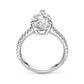 3.0 CT Pear Cut Rayn Ring