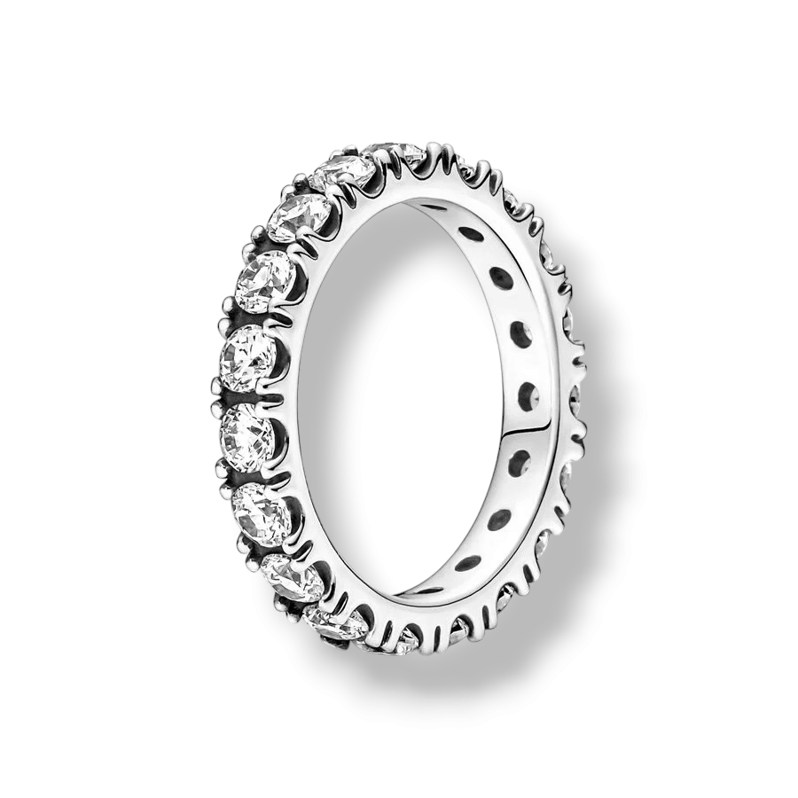 Sparkling Row Eternity Ring