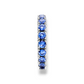 Sparkling Bluestone Eternity Ring